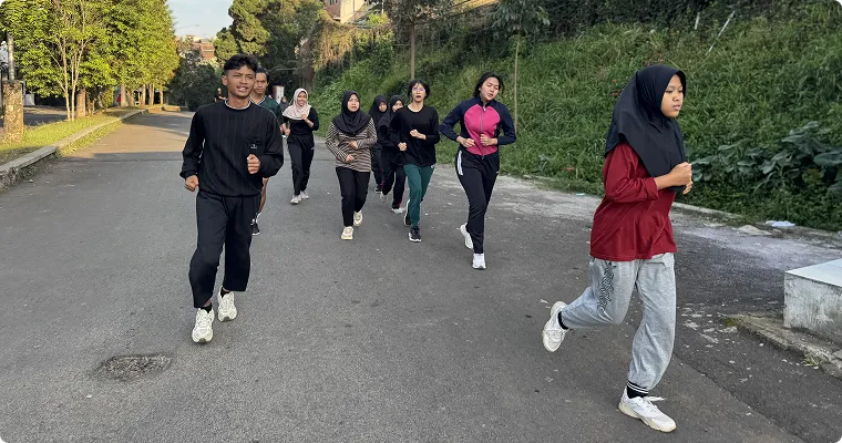 2kmランニングと筋トレ<br class="u-sp-only">で自分自身と闘い体を鍛え抜く